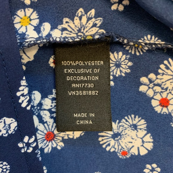 Jason Wu for Target Blue Floral Illusion Neck Tank Top - size Large - Picture 10 of 12